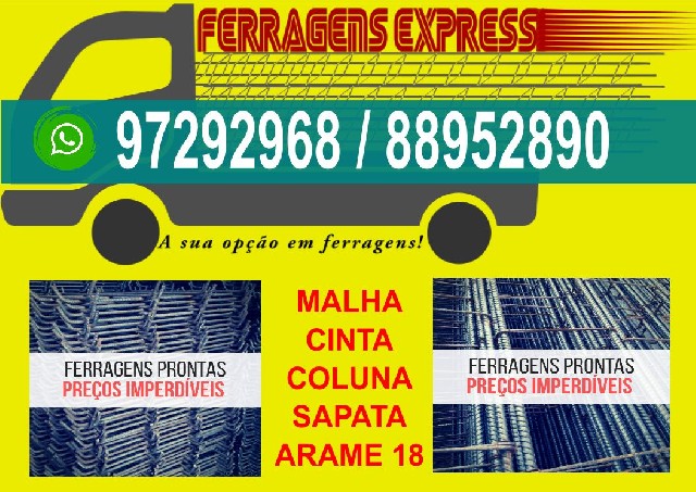 Colunas de ferro prontas ferro para construção